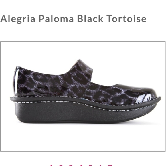 ALEGRIA PALOMA BLACK TORTOISE Size 9.5 - Picture 4 of 13